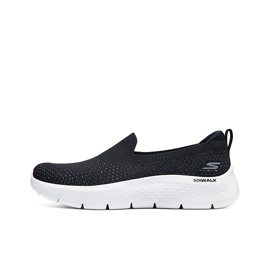 Men'S Shoes Black And White - Skechers Go Walk Fle Mesh, Aşınmaya