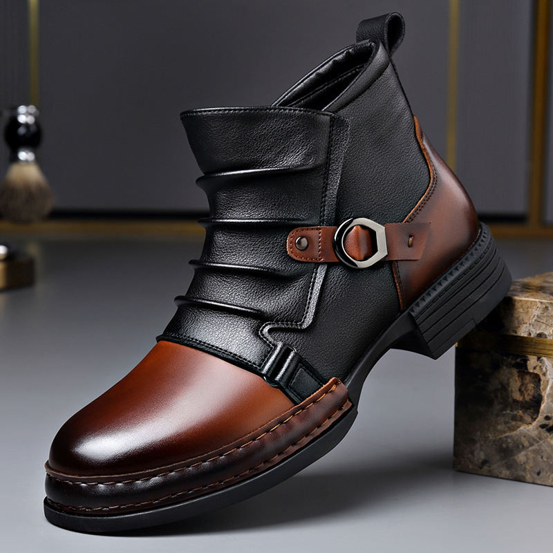 Men Shoes Boots - Sonbahar Kış Retro yarım çizmeler Erkekler