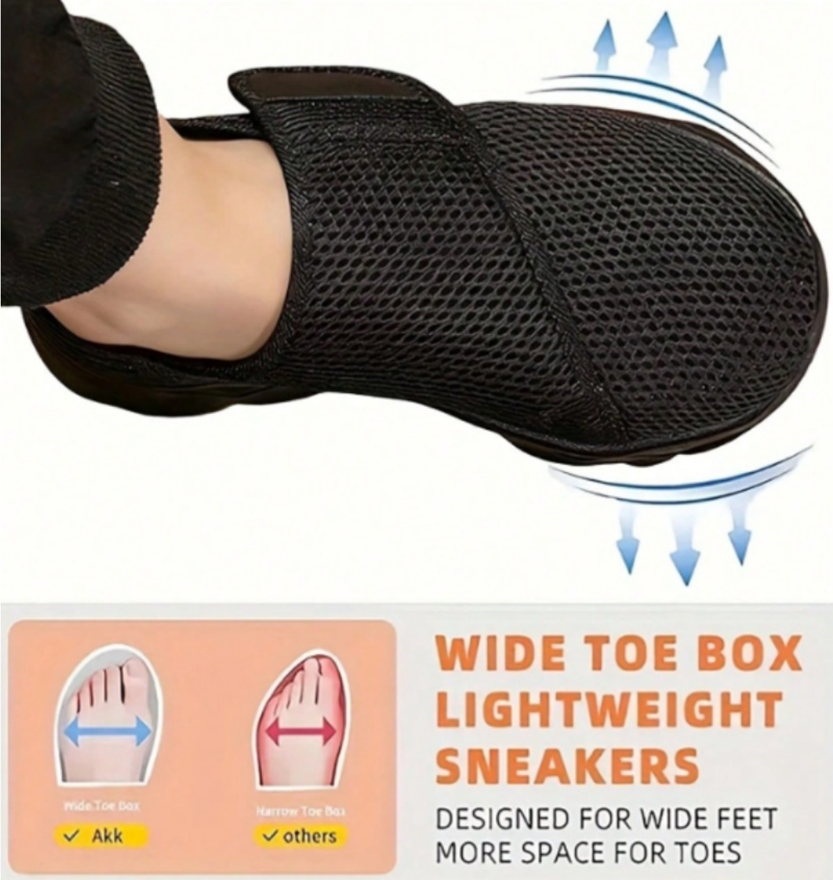 Men'S Shoes With Velcro - Yeni Erkek Nefes Alabilen File Yürüyüş