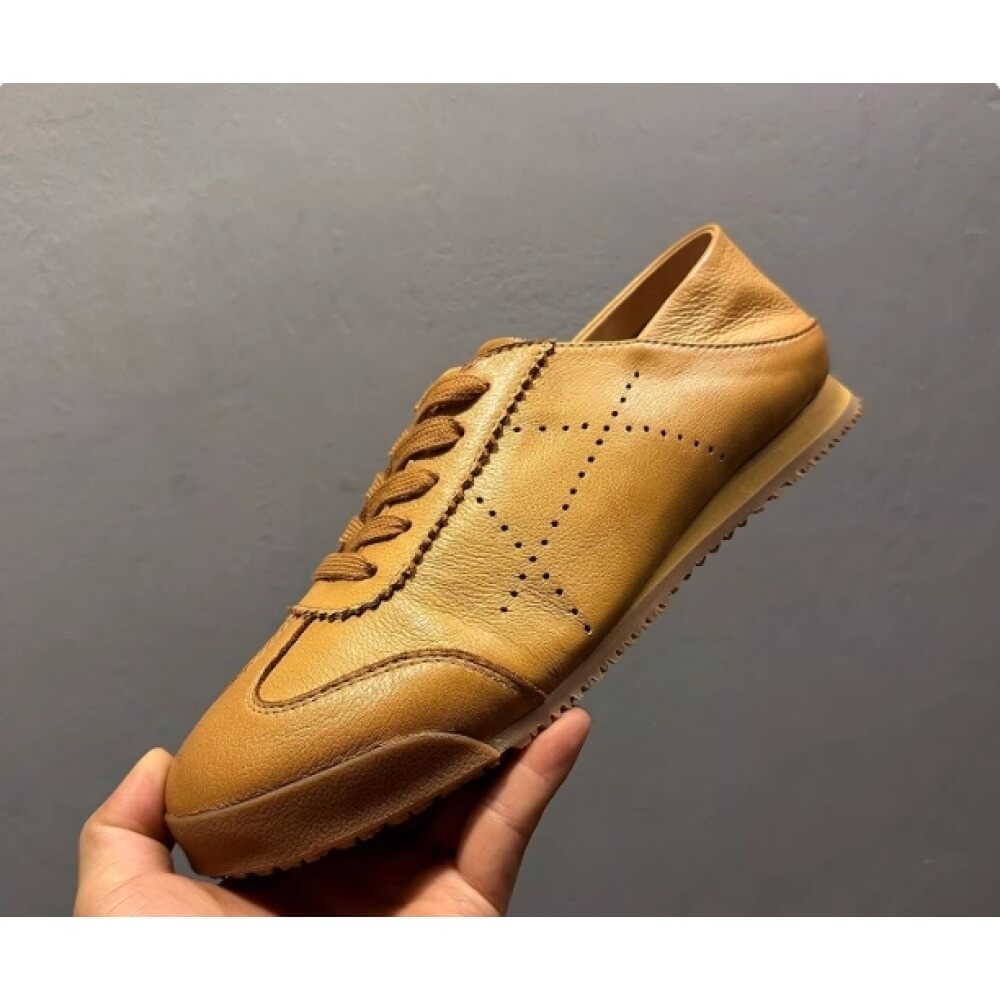 Men'S Shoes Brogues - El Yapımı Tabaklanmış Deri Brogue Spor
