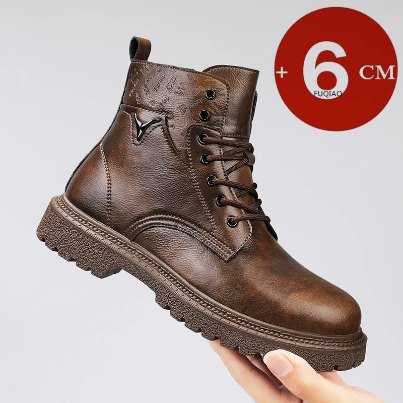 Men'S Shoes With Height Increase - 6 cm görünmez yükseklik artıran erkek