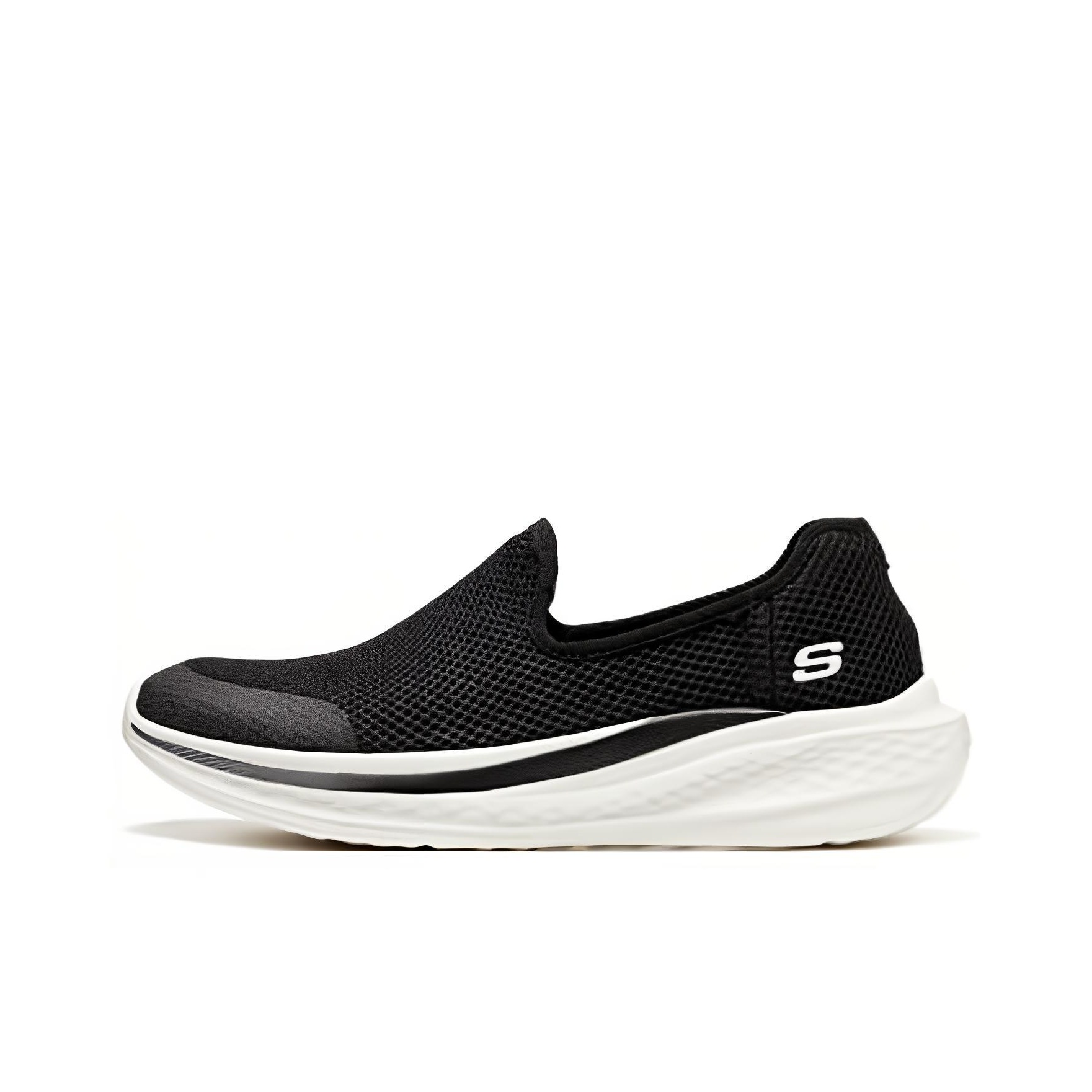 Men'S Shoes Black And White - Skechers SLADE Düşük Bilekli Günlük Ayakkabı