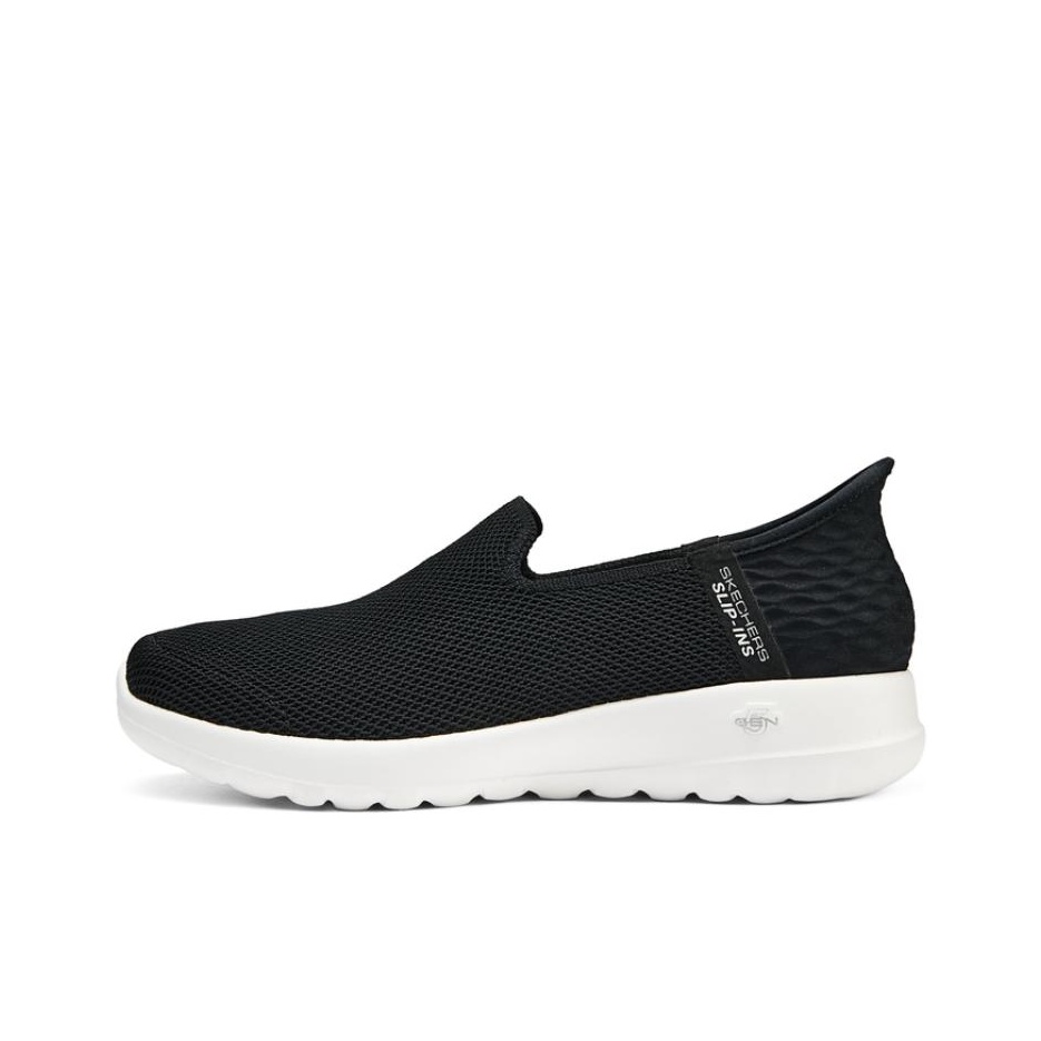 Men'S Shoes Black And White - Skechers Aşınmaya Dayanıklı Nefes Alabilen Alçak