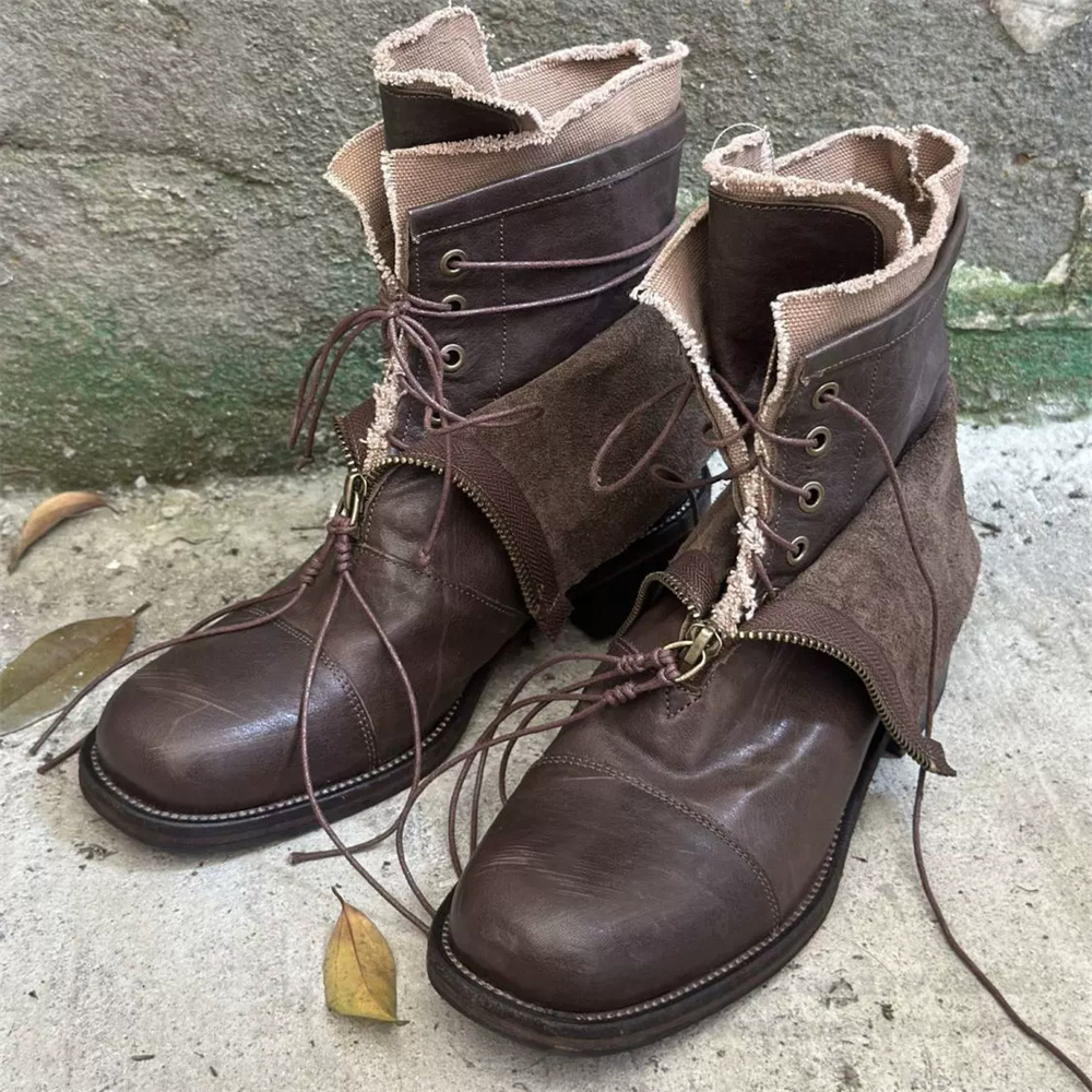 Men'S Shoes With Height Increase - Trendy Kalın Tabanlı Lüks Erkek Botları