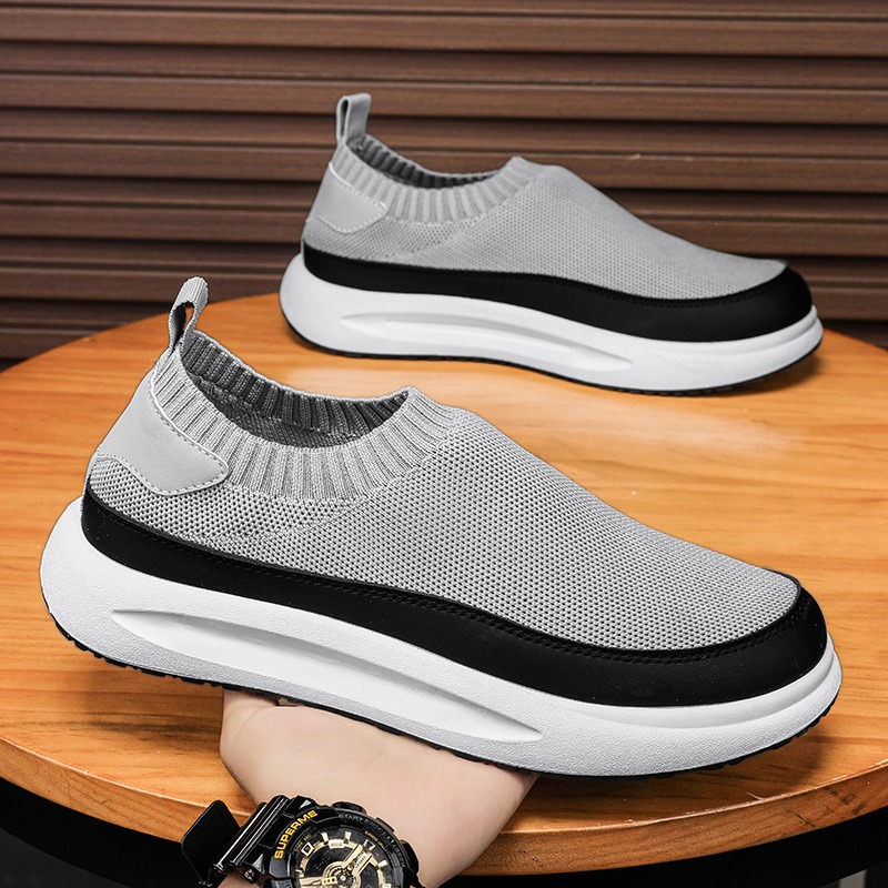 Men'S Shoes Business Casual - 2025 yeni erkek ayakkabıları nefes örgü