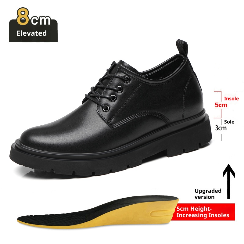 Men'S Shoes With Height Increase - 3CM/6CM/8CM Yükseklik Artırıcı Ayakkabılar Erkek Sığır