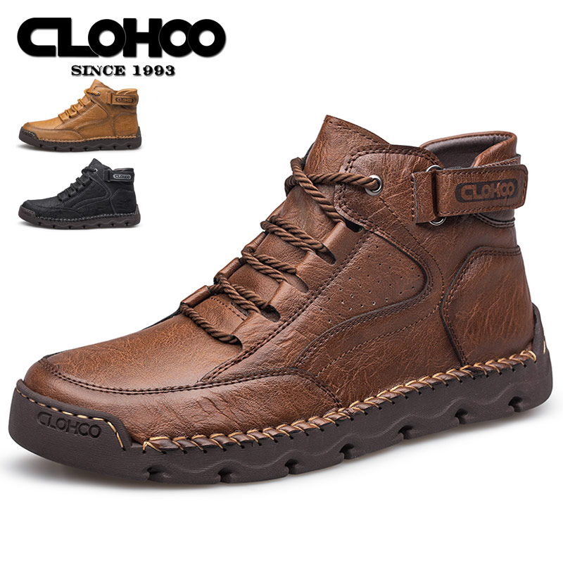 Men'S Shoes Hugo Boss - CLOHOO El Dikişli Erkek Ayakkabıları Günlük