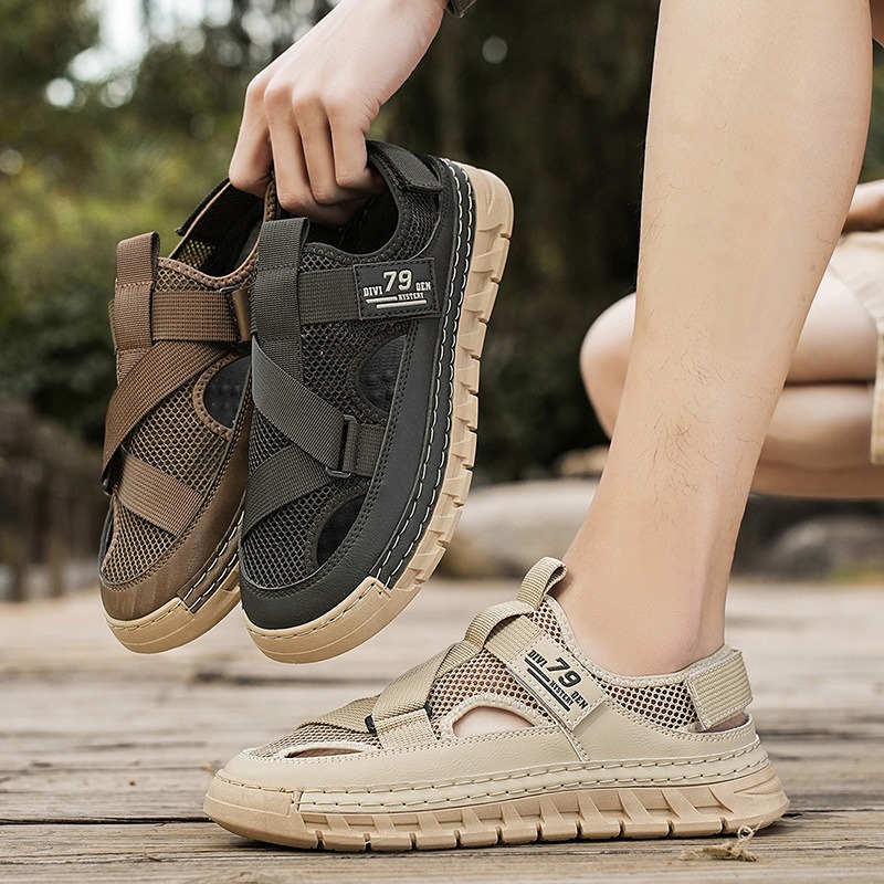 Sandal Sport Outdoor - Erkek Sandalet Yaz Örgü Nefes Alabilen