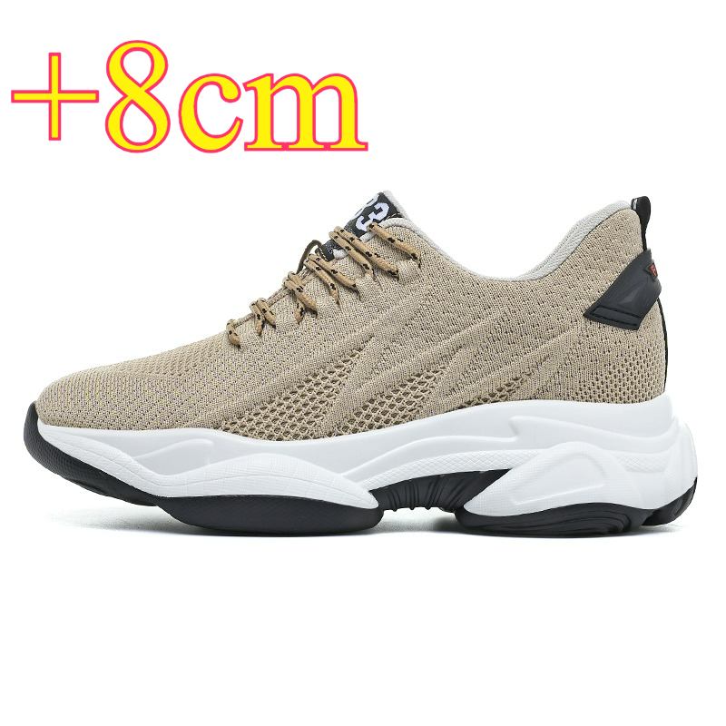 Men'S Shoes With Height Increase - Erkekler İçin Yükseltici Spor Ayakkabılar, 8cm