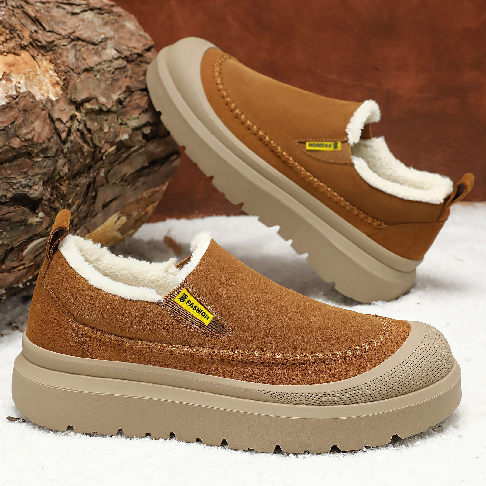 Men'S Shoes With Height Increase - Kışlık Erkek Bilek Botları Kalın Tabanlı