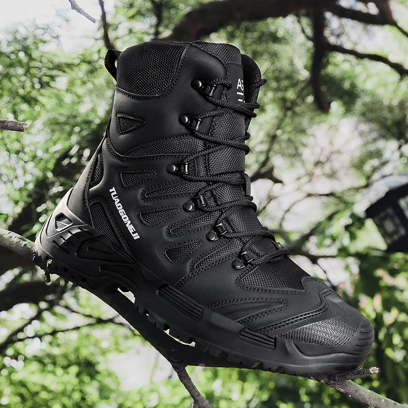 Men Shoes Boots - Erkek Açık Yürüyüş Taktik Bot Ayak
