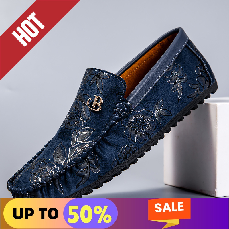 Men'S Shoes Hugo Boss - Eğlence deri makosenler erkekler tasarım mokasen