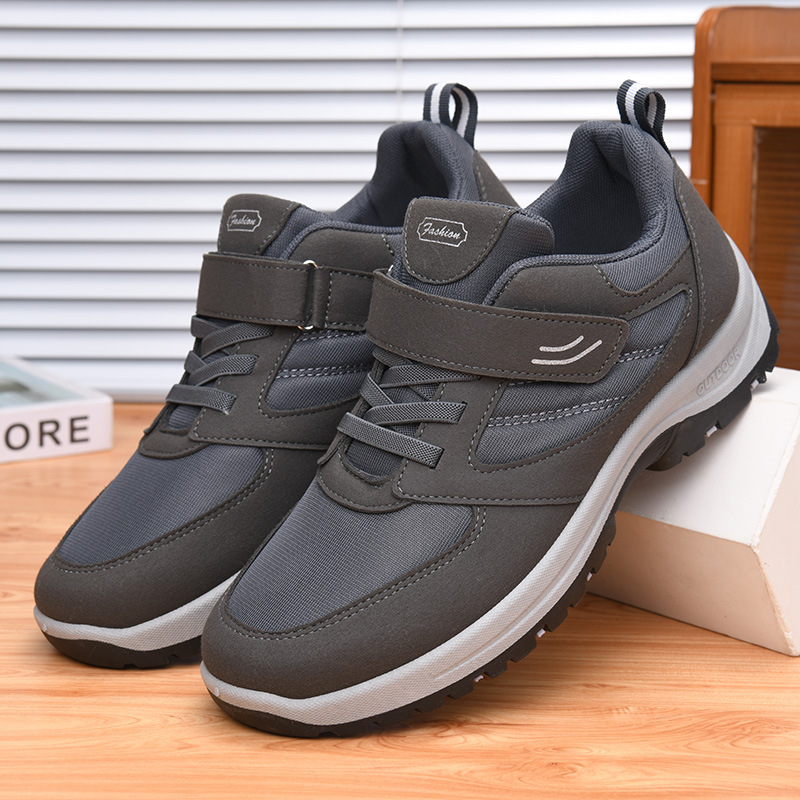 Men'S Shoes With Velcro - Yeni Erkek Baharlık Günlük Spor Yürüyüş