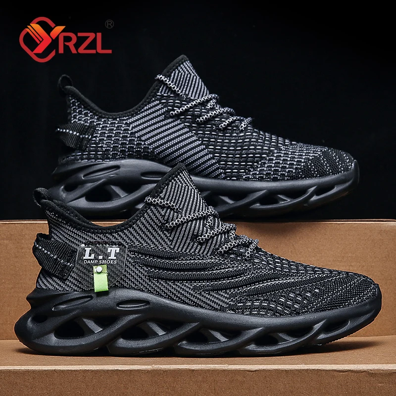 Men Shoes Size 11 - YRZL Erkekler Spor Koşu Siyah koşu
