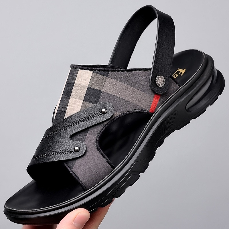 Sandal Sport Outdoor - Yaz erkek Sandalet Lüks Inek Derisi