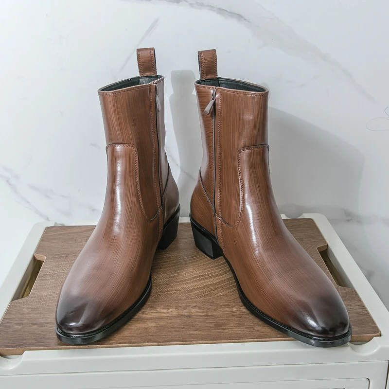 Klasik Rahat Bilek Botları Bot - Men'S Shoes Business Casual incelemesi ve fiyatı