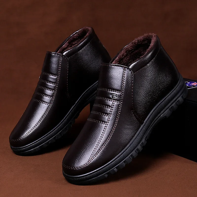 Artı boyutu erkek botları kış  - Men'S Shoes Business Casual incelemesi ve fiyatı
