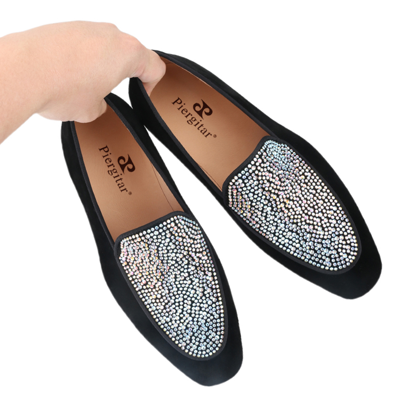 Piergitar el yapımı siyah süet - Men Shoes Red Bottom incelemesi ve fiyatı