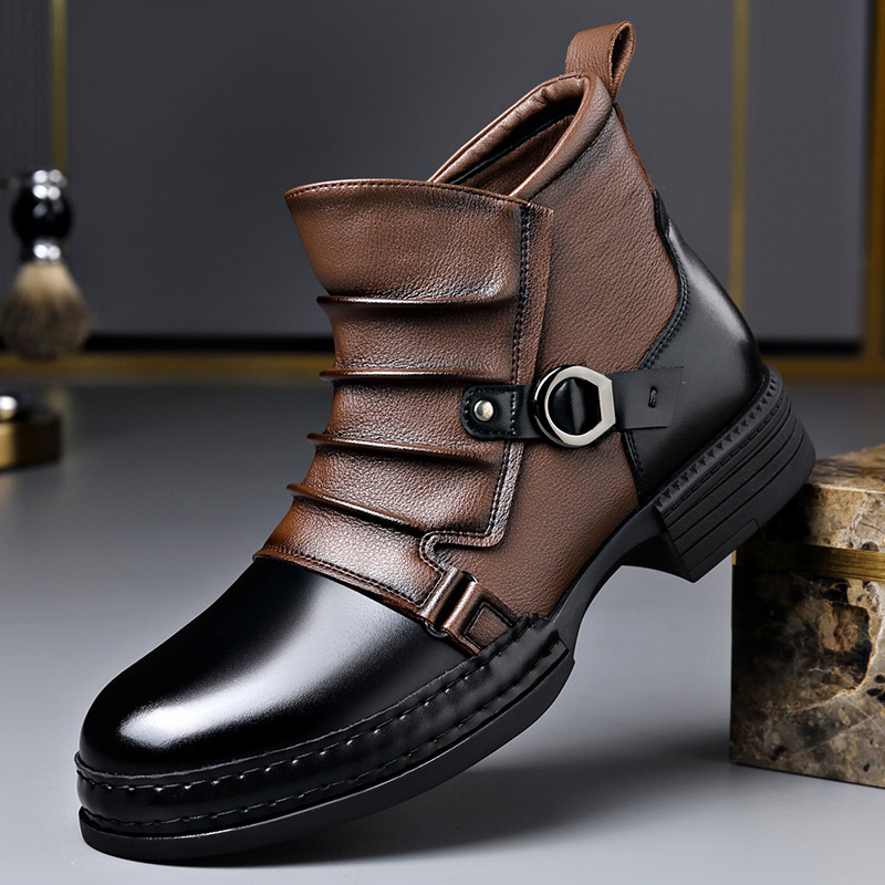 Sonbahar Kış Retro yarım çizme - Men Shoes Boots incelemesi ve fiyatı