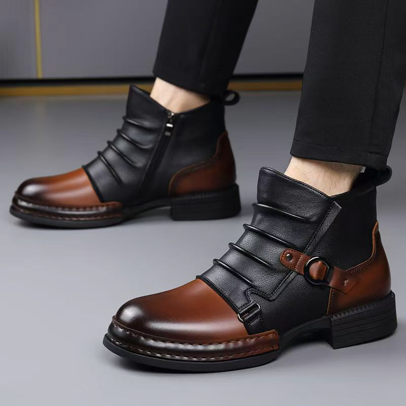 Sonbahar Kış Retro yarım çizme - Men Shoes Boots incelemesi ve fiyatı