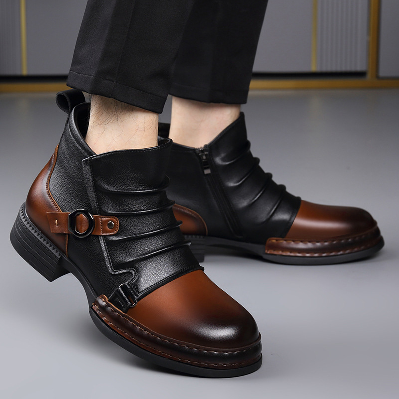 Sonbahar Kış Retro yarım çizme - Men Shoes Boots incelemesi ve fiyatı