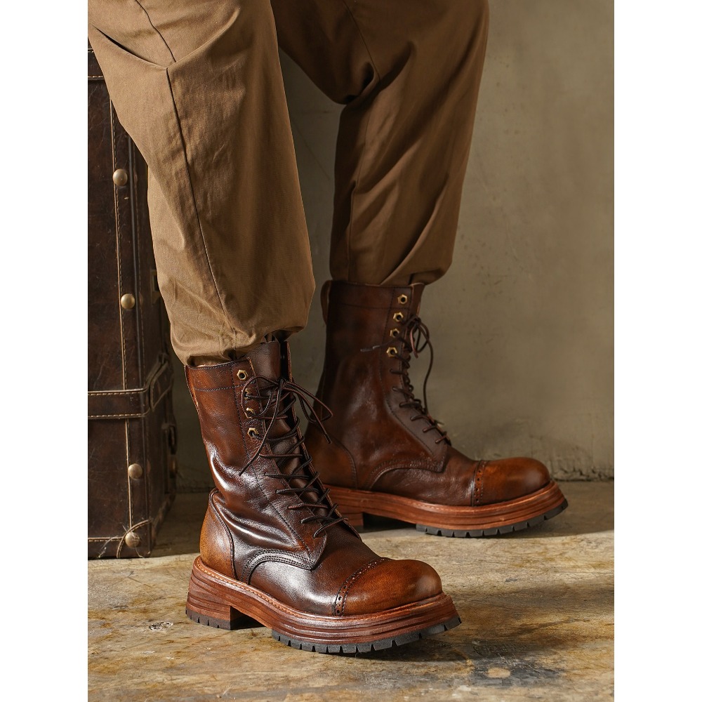 Erkek Hakiki Deri Motosiklet B - Men'S Shoes Brogues incelemesi ve fiyatı