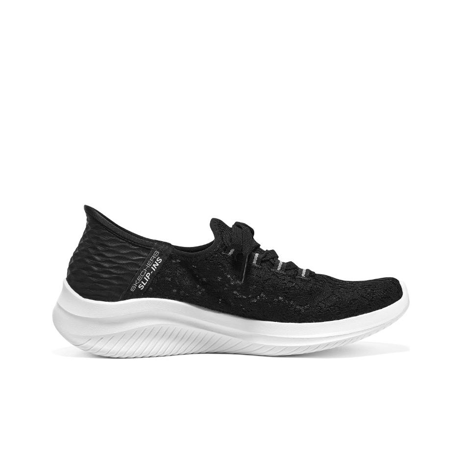 Skechers Slip Ins Kadın Yürüyü - Men'S Shoes Black And White incelemesi ve fiyatı