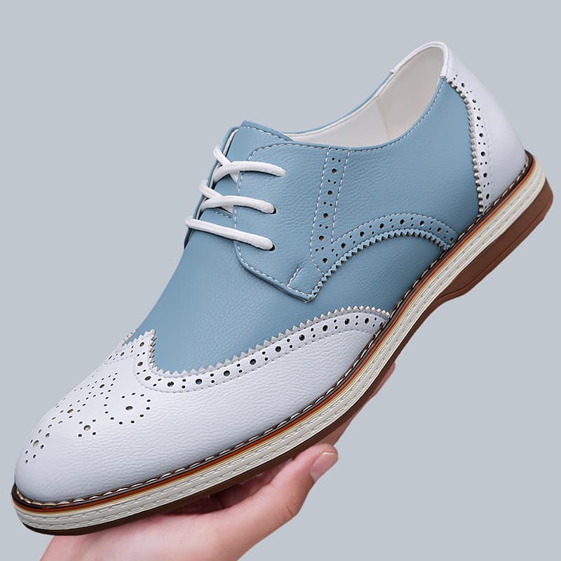Erkek Beyaz Mavi İki Renkli Br - Men'S Shoes Brogues incelemesi ve fiyatı