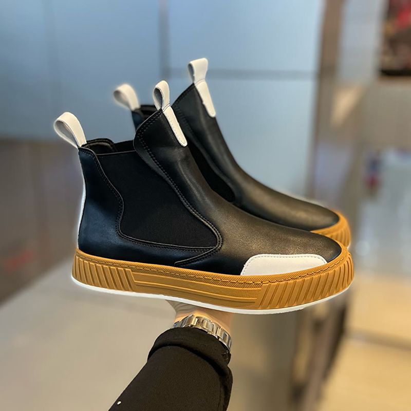 Erkek Yüksek Bilekli Deri Ayak - Men'S Shoes Business Casual incelemesi ve fiyatı