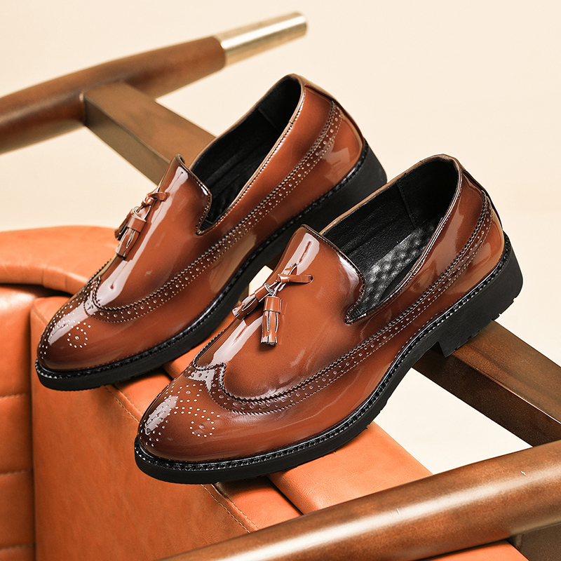 Erkekler Patent Deri Oyma Brog - Men'S Shoes Brogues incelemesi ve fiyatı