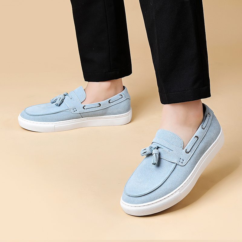 Klasik Erkek Süet Deri Püsküll - Men'S Shoes Hugo Boss incelemesi ve fiyatı