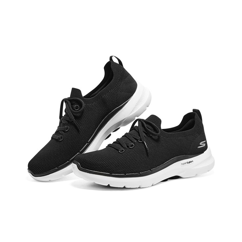 Skechers Go Walk 6 Erkek Yürüy - Men'S Shoes Black And White incelemesi ve fiyatı