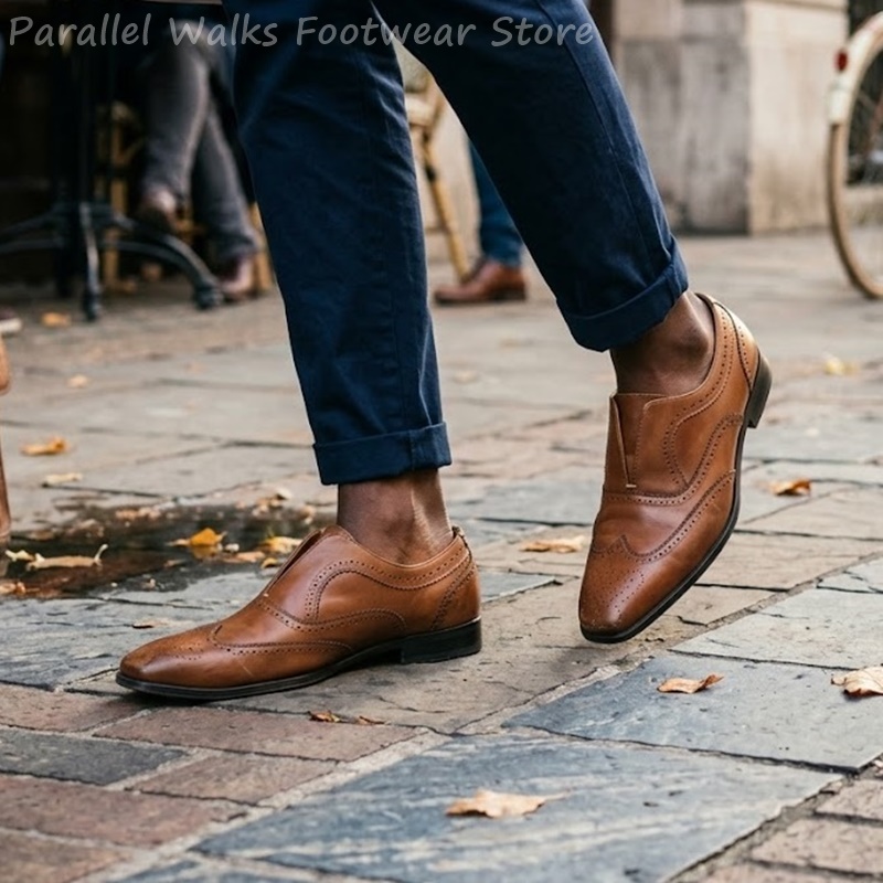 Erkek Kahverengi Deri Brogue A - Men'S Shoes Brogues incelemesi ve fiyatı