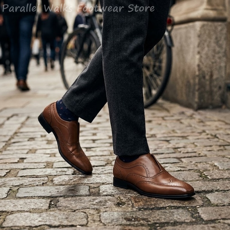 Erkek Kahverengi Deri Brogue A - Men'S Shoes Brogues incelemesi ve fiyatı