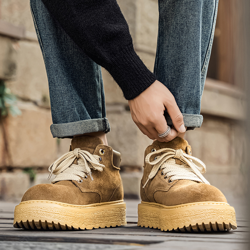Erkek yüksek kaliteli süet at  - Men'S Shoes Business Casual incelemesi ve fiyatı