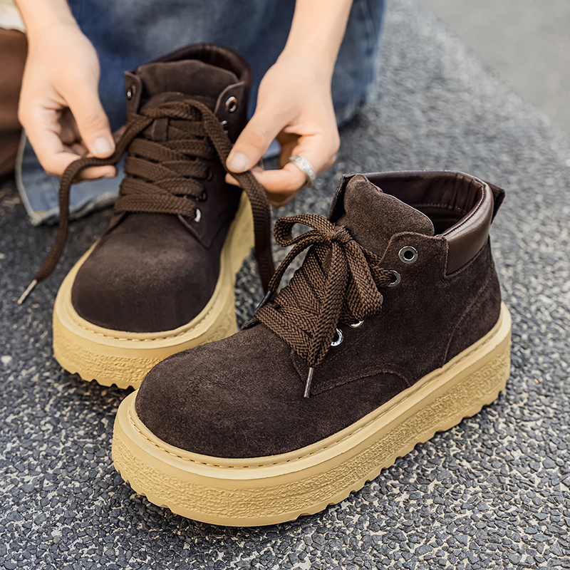 Erkek yüksek kaliteli süet at  - Men'S Shoes Business Casual incelemesi ve fiyatı
