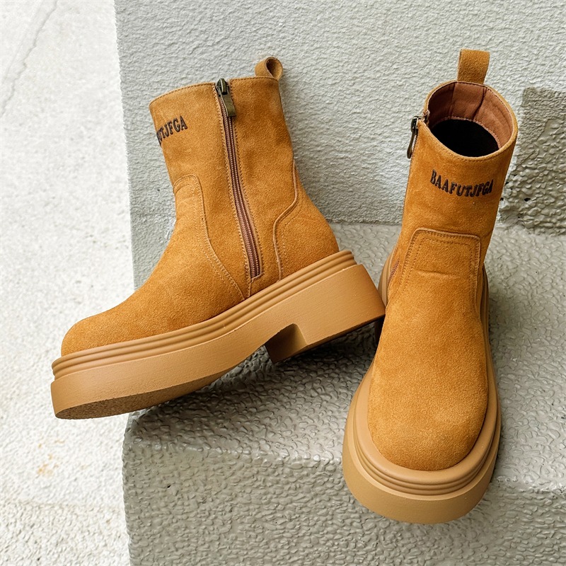 Kışlık Avrupa Amerika Retro Ka - Men'S Shoes With Height Increase incelemesi ve fiyatı