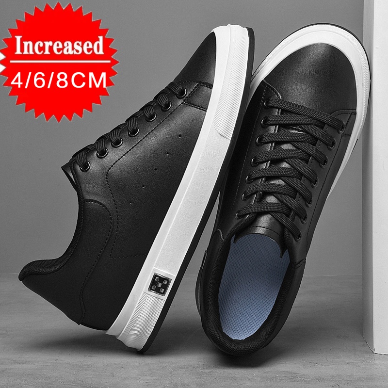 Yeni Lüks Erkek Asansör Ayakka - Men'S Shoes Black And White incelemesi ve fiyatı