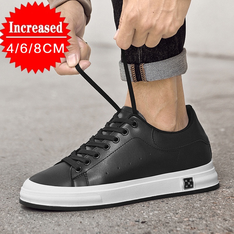 Yeni Lüks Erkek Asansör Ayakka - Men'S Shoes Black And White incelemesi ve fiyatı