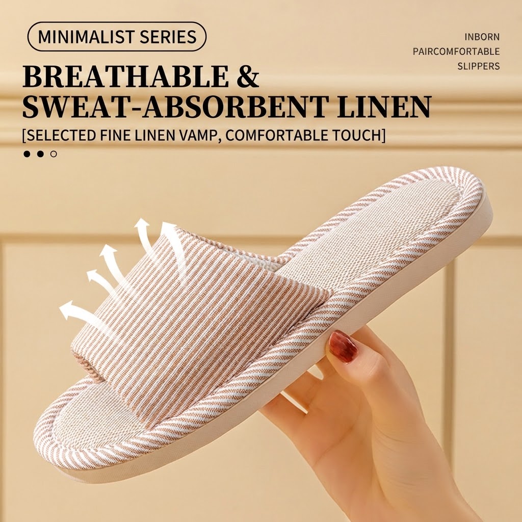 Nefes Alabilen Keten Terlik Ka - Men'S Shoes Slip On incelemesi ve fiyatı